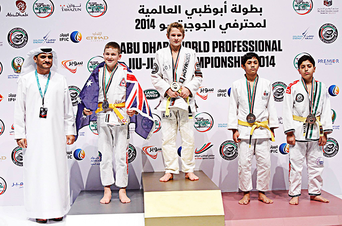 Abu-Dhabi david at podium
